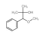 1-methoxy-2-methyl-1-phenyl-propan-2-ol结构式