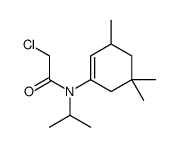 2-chloro-N-propan-2-yl-N-(3,5,5-trimethylcyclohexen-1-yl)acetamide Structure