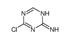 4-氯-1,3,5-三嗪-2-胺结构式