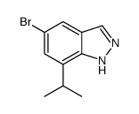 5-Bromo-7-isopropyl-1H-indazole Structure