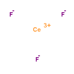 Cerium(3+) trifluoride Structure