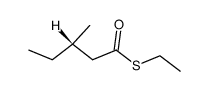 (S)-S-ethyl 3-methylpentanethioate Structure