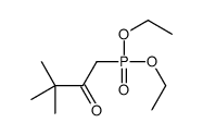 1-diethoxyphosphoryl-3,3-dimethylbutan-2-one结构式