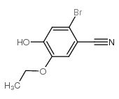 2-BROMO-5-ETHOXY-4-HYDROXY-BENZONITRILE Structure