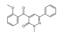 4-(2-methoxybenzoyl)-2-methyl-6-phenylpyridazin-3-one Structure