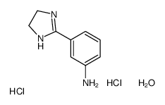 3-(4,5-DIHYDRO-1H-IMIDAZOL-2-YL)ANILINE, DIHYDROCHLORIDE HYDRATE结构式