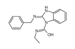 2-(benzylamino)-N-ethylbenzimidazole-1-carboxamide Structure