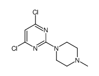 4,6-DICHLORO-2-(4-METHYL-PIPERAZIN-1-YL)-PYRIMIDINE Structure