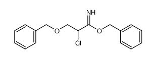 benzyl 3-benzyloxy-2-chloropropanimidate结构式