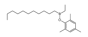 ethyl-(2,4,6-trimethylphenoxy)-undecylborane Structure