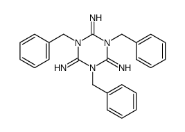 1,3,5-tribenzyl-2,4,6-triimino-1,3,5-triazine Structure