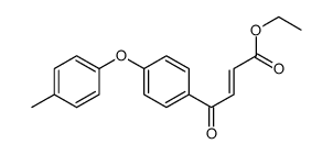 ethyl 4-[4-(4-methylphenoxy)phenyl]-4-oxobut-2-enoate Structure
