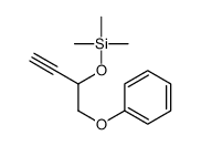 trimethyl(1-phenoxybut-3-yn-2-yloxy)silane结构式