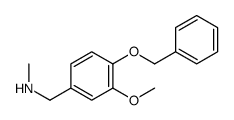 N-[4-(BENZYLOXY)-3-METHOXYBENZYL]-N-METHYLAMINE Structure