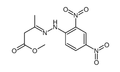 methyl 3-[(2,4-dinitrophenyl)hydrazinylidene]butanoate结构式