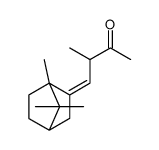 3-methyl-4-(4,7,7-trimethyl-3-bicyclo[2.2.1]heptanylidene)butan-2-one结构式