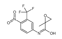 2-methyl-N-[4-nitro-3-(trifluoromethyl)phenyl]oxirane-2-carboxamide Structure