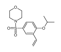 4-(3-ethenyl-4-propan-2-yloxyphenyl)sulfonylmorpholine结构式