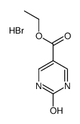 2-氧-1,2-二氢嘧啶-5-羧酸乙酯氢溴酸盐结构式