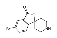 5-溴-3H-螺[异苯并呋喃-1,4-哌啶]-3-酮结构式