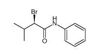 (R)-2-bromo-3-methyl-N-phenylbutyramide Structure