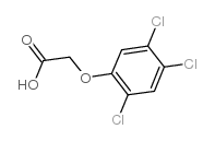 2,4,5-Trichlorophenoxyacetic acid structure