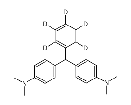 bis-(4-dimethylaminophenyl)phenyl-d5-methane Structure