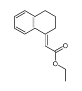 (E)-1-ethoxycarbonylmethylene-1,2,3,4-tetrahydronaphthalene结构式