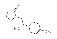 2-[2-(4-甲基-3-环己烯基-1)丙基]环戊酮结构式