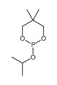 5,5-dimethyl-2-propan-2-yloxy-1,3,2-dioxaphosphinane结构式