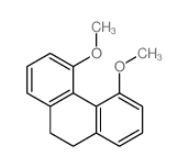 Phenanthrene,9,10-dihydro-4,5-dimethoxy- Structure