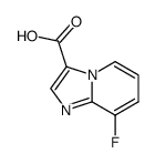 Imidazo[1,2-a]pyridine-3-carboxylic acid, 8-fluoro- Structure