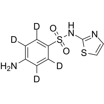 磺胺噻唑结构式