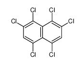 1,2,4,5,7,8-Hexachloronaphthalene结构式