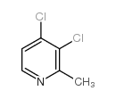 3,4-二氯-2-甲基吡啶结构式