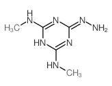 1,3,5-Triazine-2,4-diamine,6-hydrazinyl-N2,N4-dimethyl-结构式