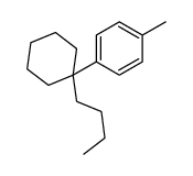 1-(1-butylcyclohexyl)-4-methylbenzene结构式