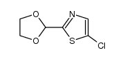 5-chloro-2-(1,3-dioxolan-2-yl)-1,3-thiazole结构式