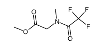(Methyl-trifluoracetylamino)-essigsaeure-methylester结构式