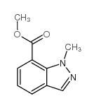1-甲基-1H-吲唑-7-羧酸甲酯结构式