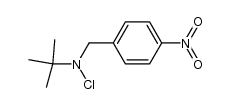 N-chloro-2-methyl-N-(4-nitrobenzyl)propan-2-amine Structure
