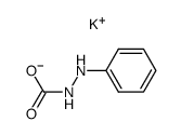 3-phenyl-carbazic acid , potassium-salt Structure