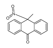 10-methyl-10-nitroanthracen-9-one Structure