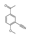 5-acetyl-2-methoxybenzonitrile结构式