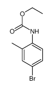 (4-溴-2-甲基苯基)-氨基甲酸乙酯结构式