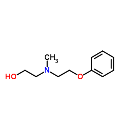 2-(甲基(2-苯氧基乙基)氨基)乙醇结构式