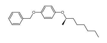 R-1-Methylheptyl 4-benzyloxyphenyl ether结构式