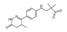 6-[4-(2-methyl-2-nitropropylamino)phenyl]-5-methyl-4,5-dihydro-3(2H)-pyridazinone Structure
