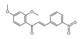 1-(2,4-dimethoxyphenyl)-3-(3-nitrophenyl)prop-2-en-1-one Structure