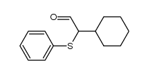 2-cyclohexyl-2-(phenylthio)acetaldehyde Structure